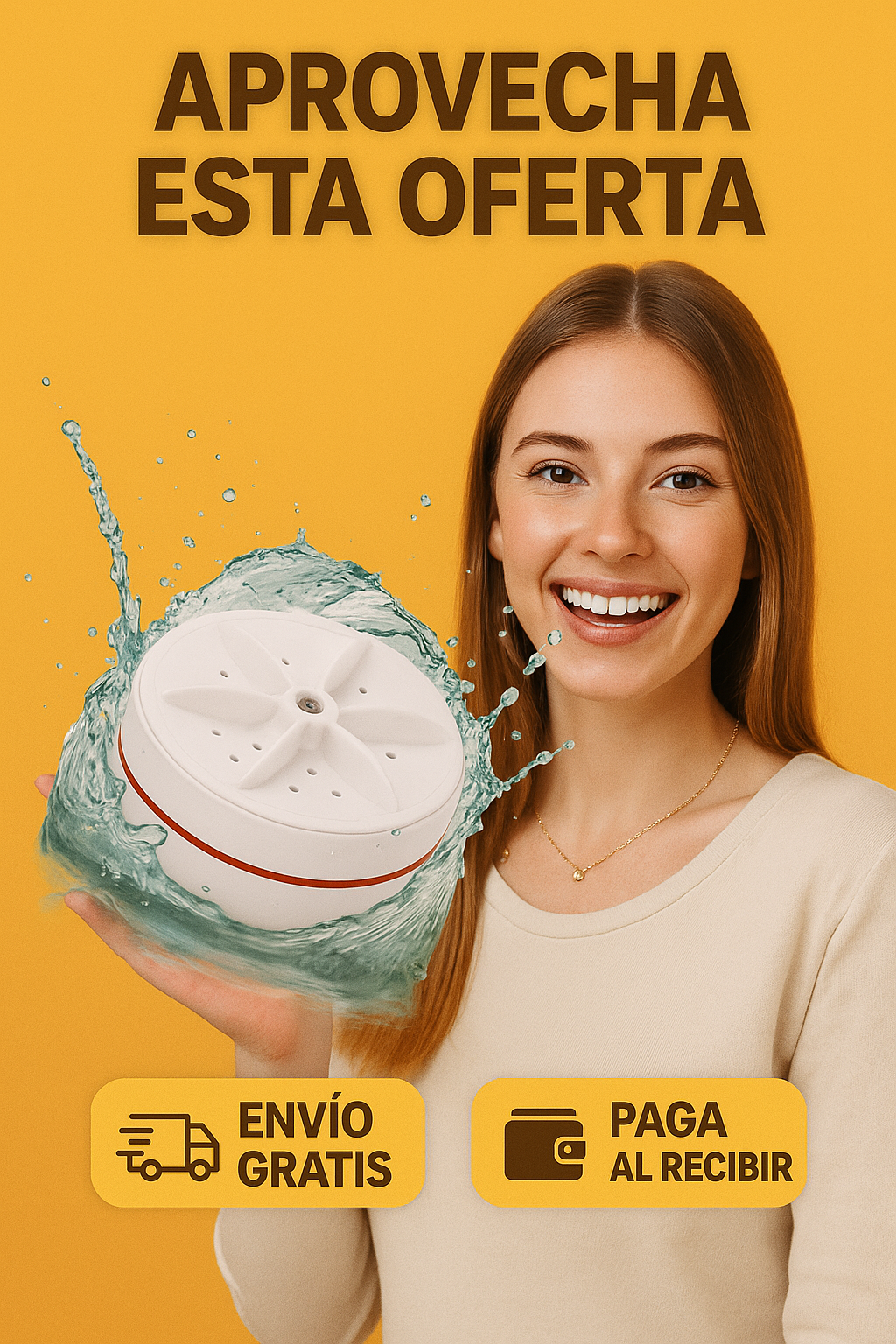 🧼Mini Lavadora Portátil WonderWash