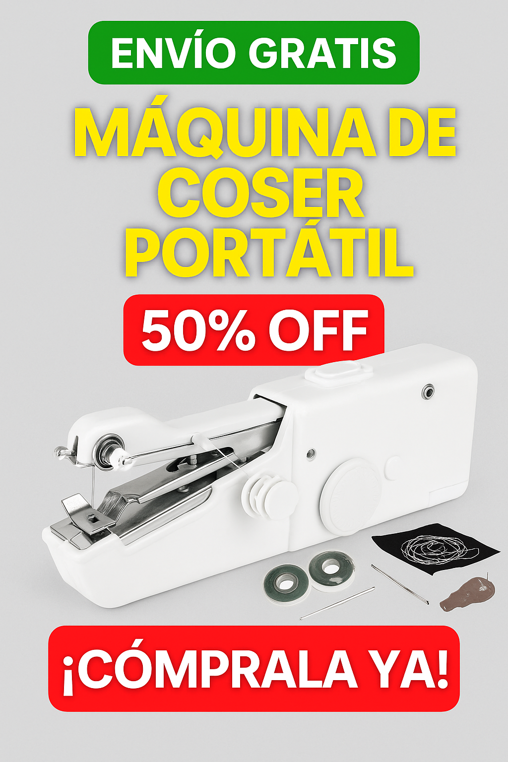 Máquina de Coser Portátil de Mano