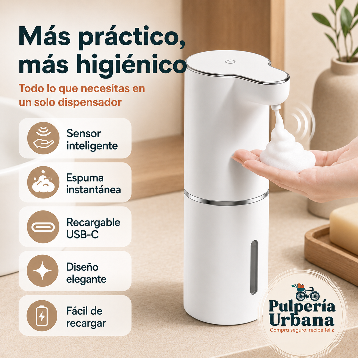 SensaClean Pro - Dispensador Automático