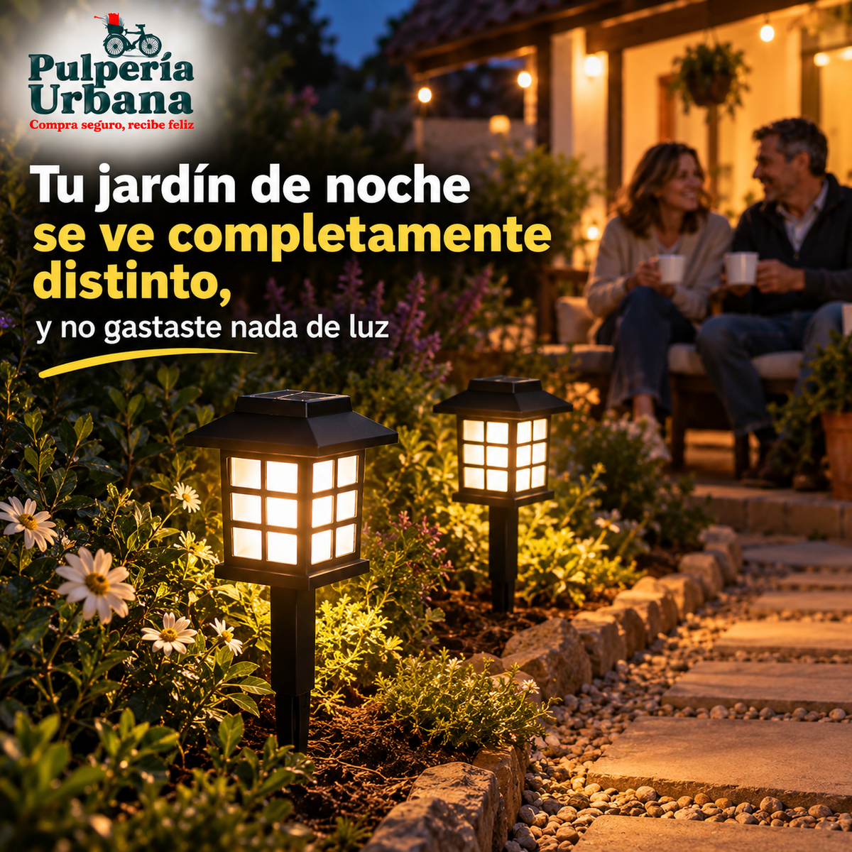 Farolito Solar™ - Pack 2 luces que revive tu jardín