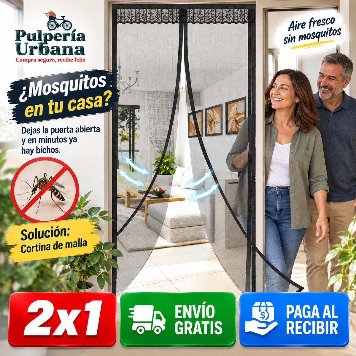 Zancudex™ - Frena la entrada de mosquitos en segundos