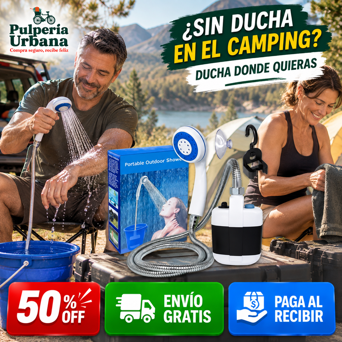 DuchaMax™ - El regalo que papá usará en cada salida