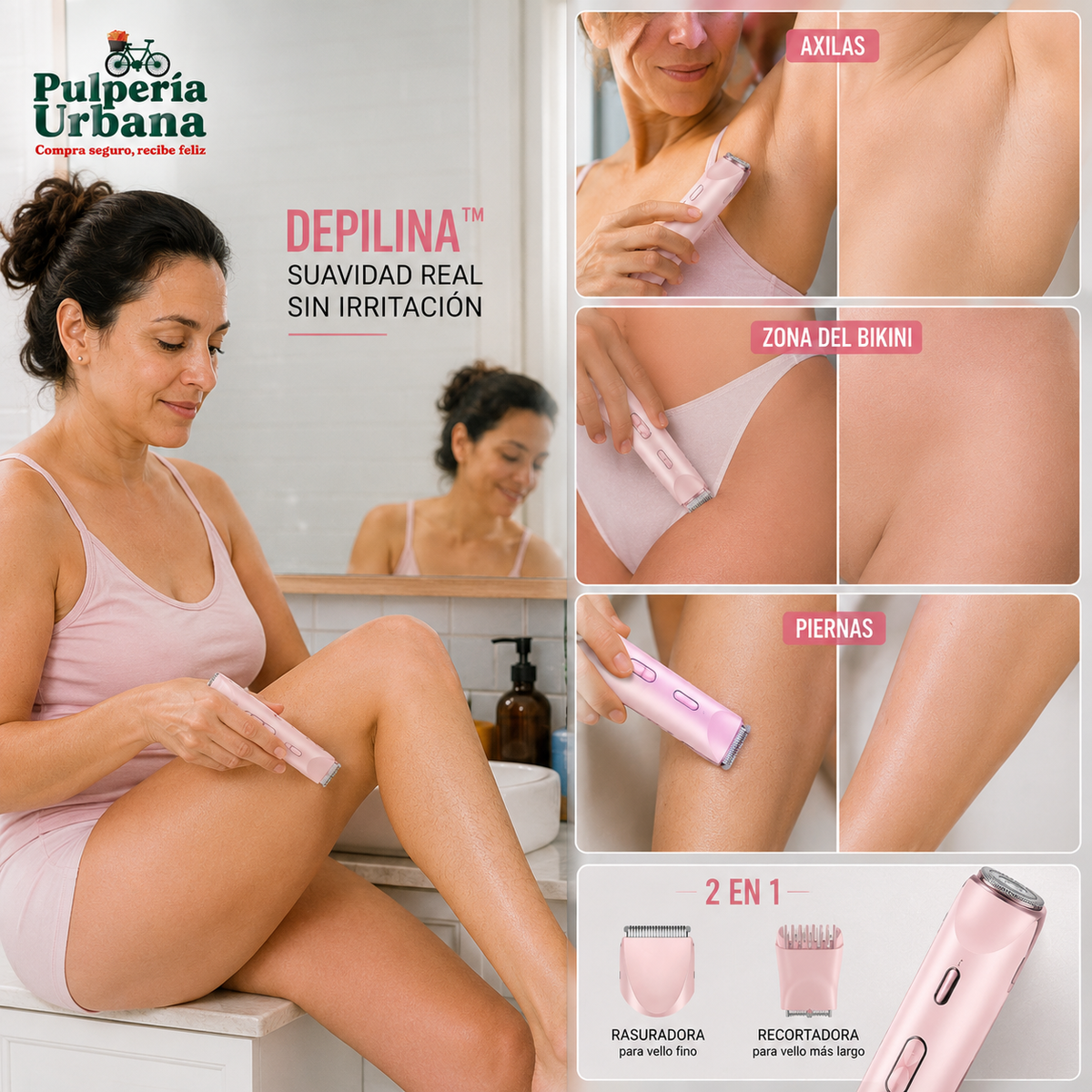 Depilina - Piel lisa fácil, sin cita ni gastos extra