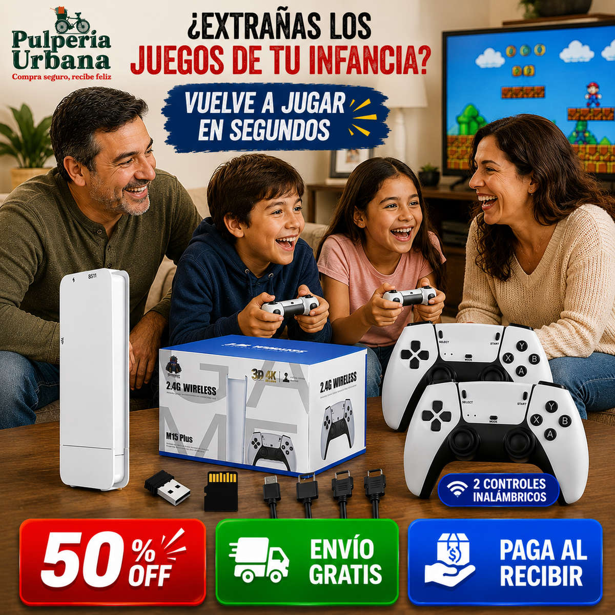 Consola Juego Retro M15