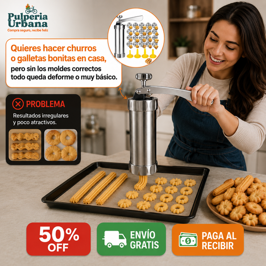 DecoraPro - MAQUINA PARA HACER GALLETAS 20 FIGURAS
