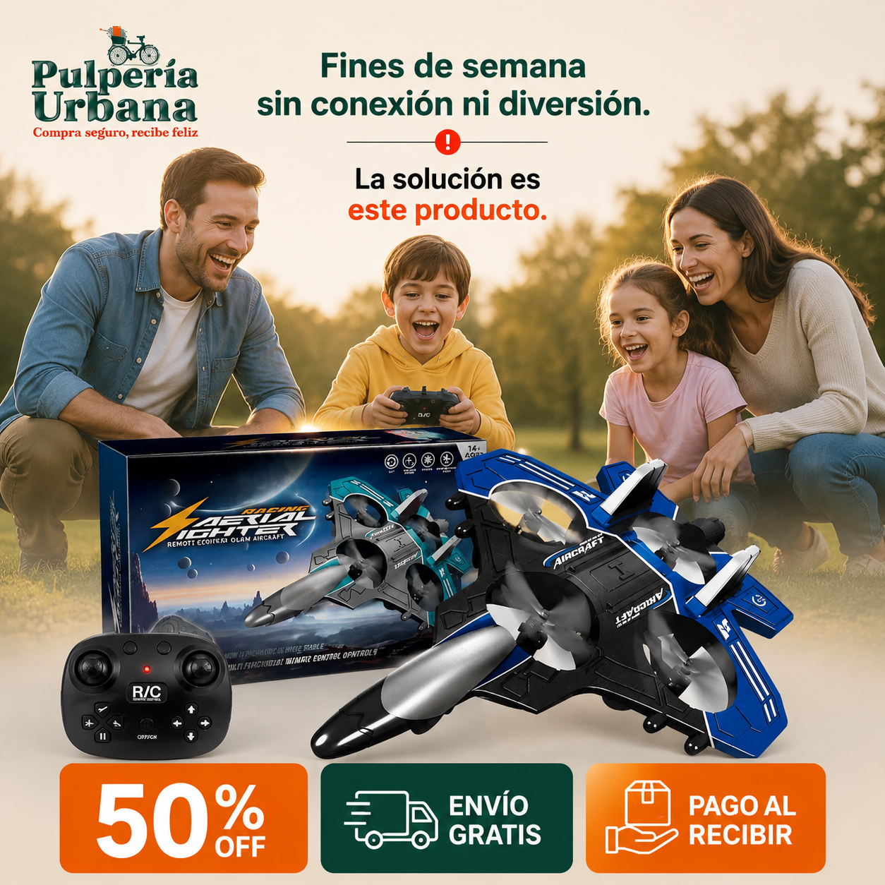 AcrobatMax - Dron Avión De Combate Con Control Remoto