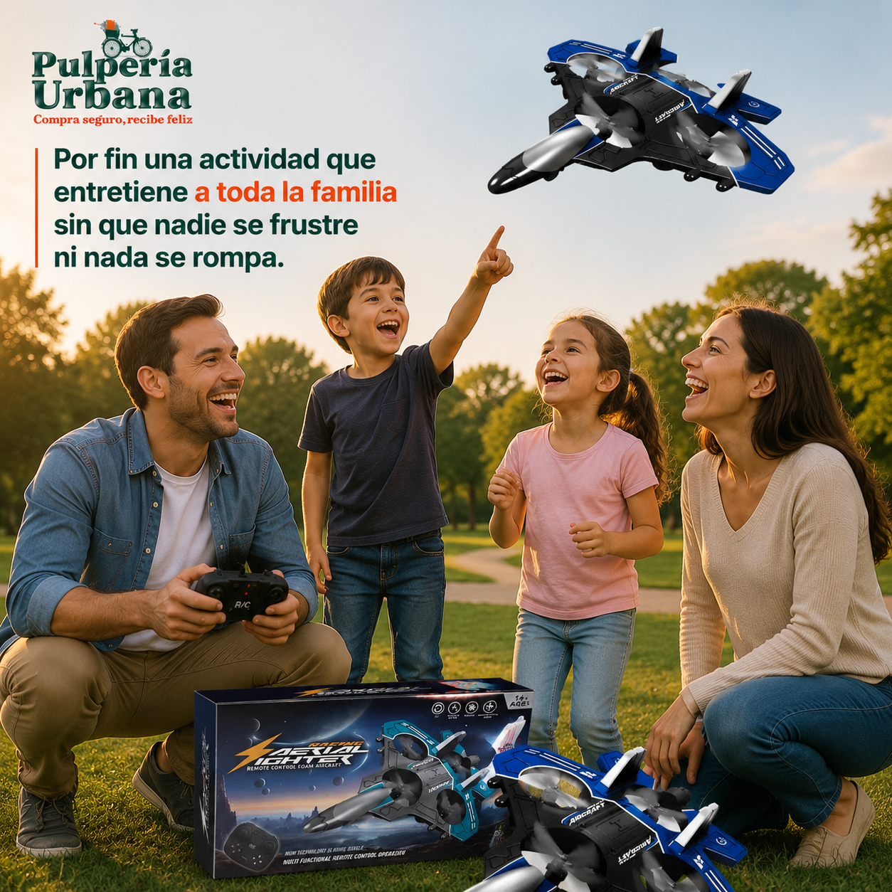 AcrobatMax - Dron Avión De Combate Con Control Remoto