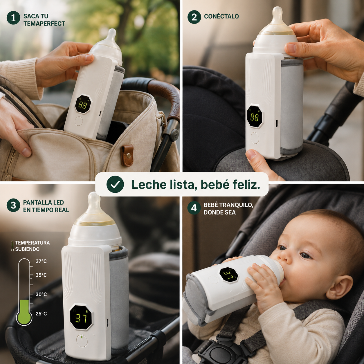 TermaPerfect - Calentador Portatil De Mamaderas