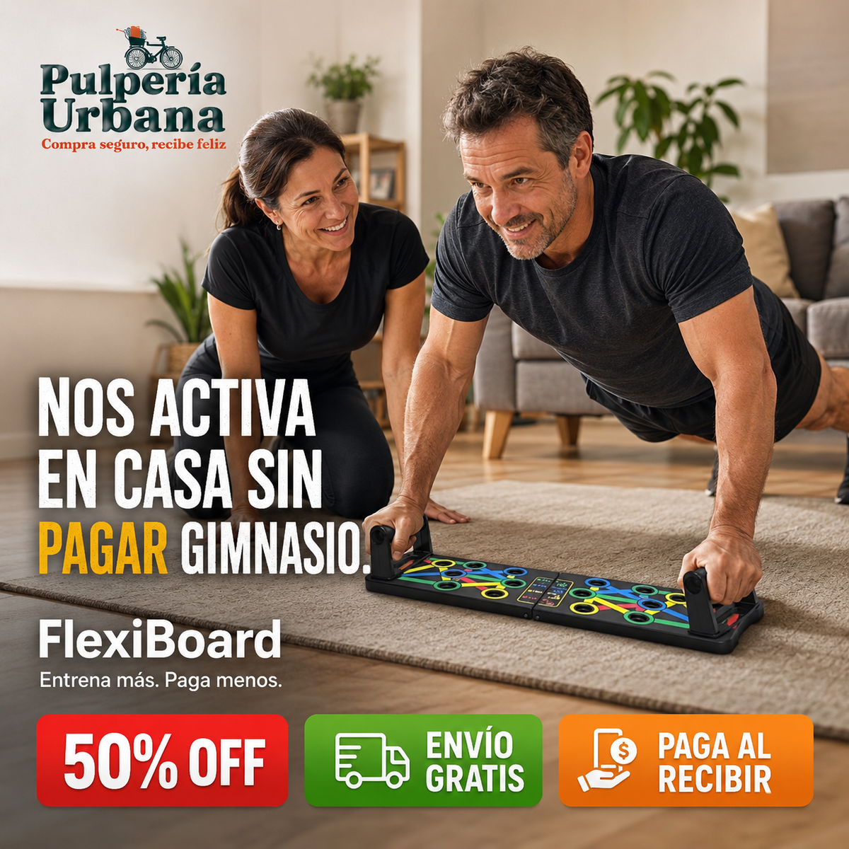 FlexiBoard - TABLA PUSH UP FLEXIONES