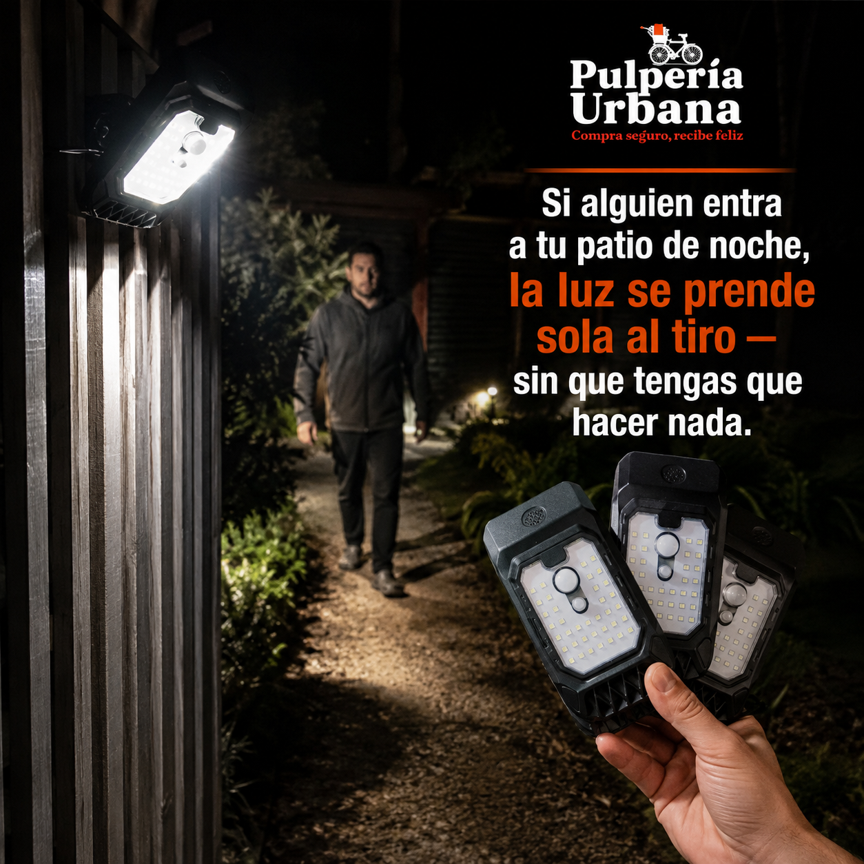 LuzClip Pro - lámpara solar con clip sensor YX-525