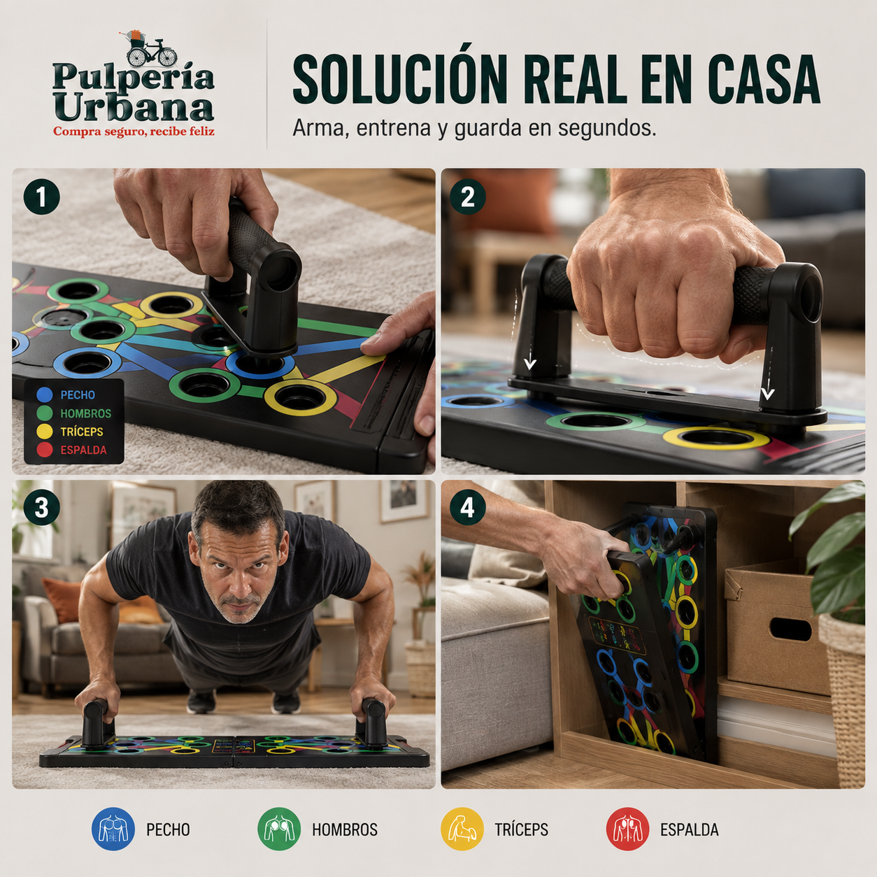FlexiBoard - TABLA PUSH UP FLEXIONES