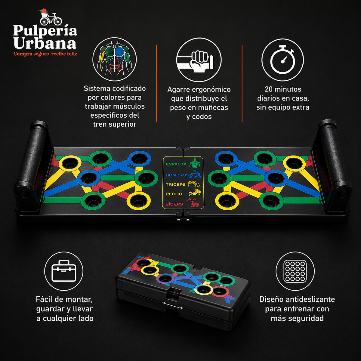 FlexiBoard - TABLA PUSH UP FLEXIONES