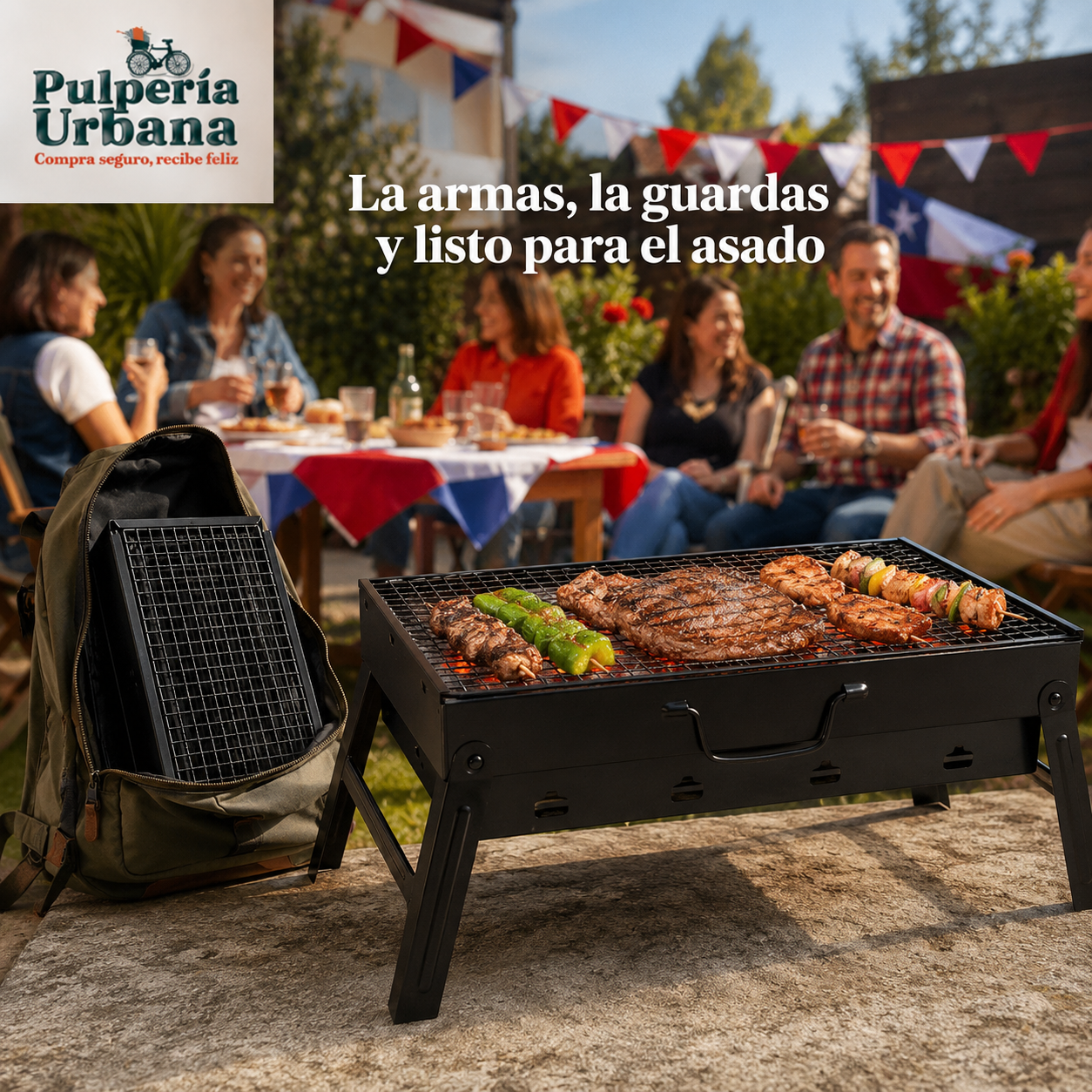 ParrillaPro - Parrilla Plegable