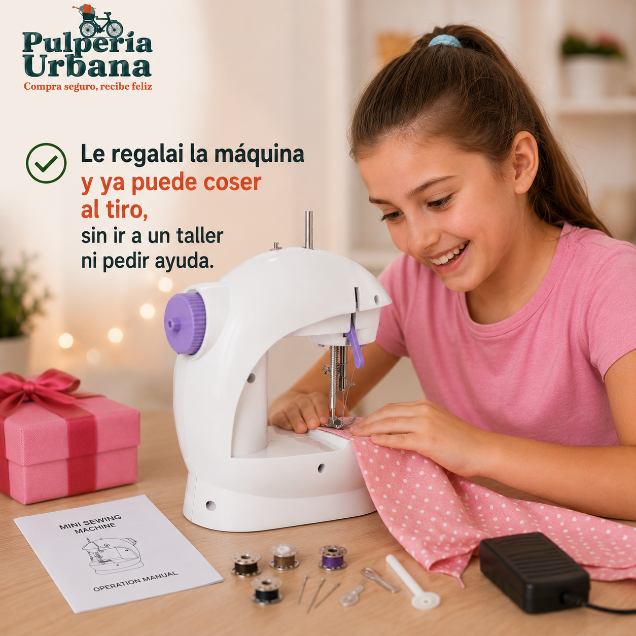 Mini Maquina De Coser De Mesa