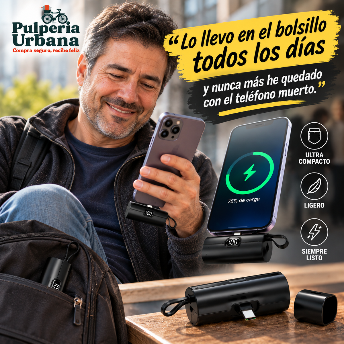 Capsulix™ - Carga de emergencia en tu bolsillo