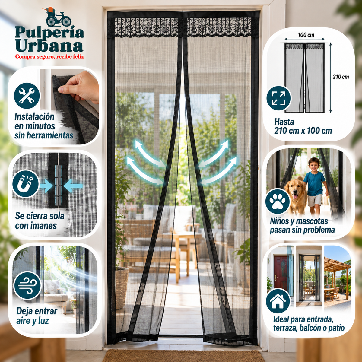 Zancudex™ - Frena la entrada de mosquitos en segundos