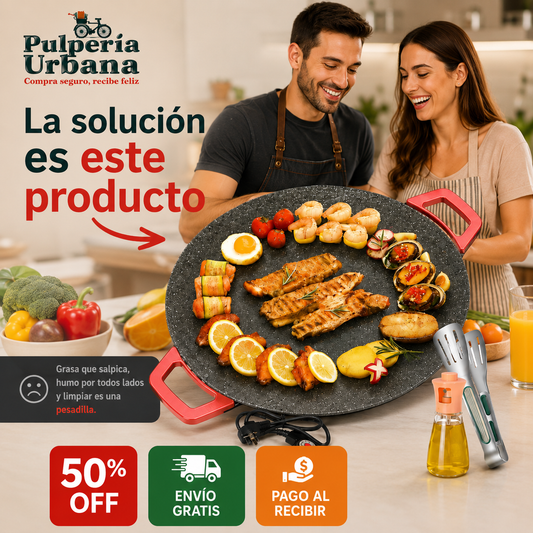 CoreaGrill - Horno eléctrico de 36 cm