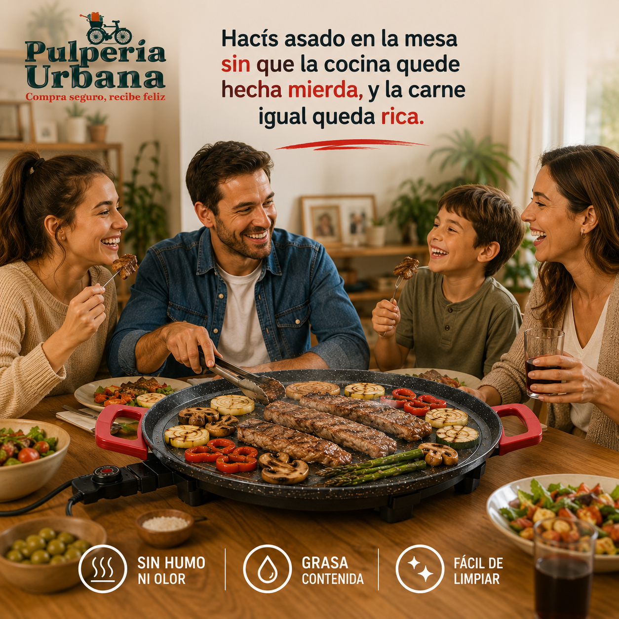 CoreaGrill - Horno eléctrico de 36 cm