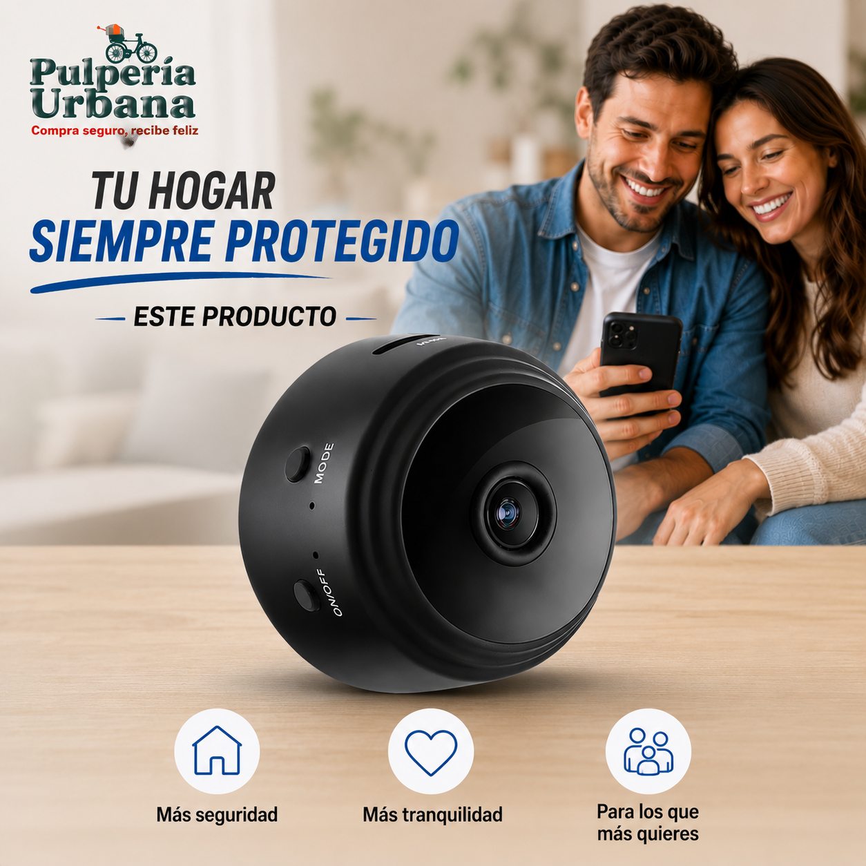 MovilAlerta - Mini Camara Espia De Seguridad