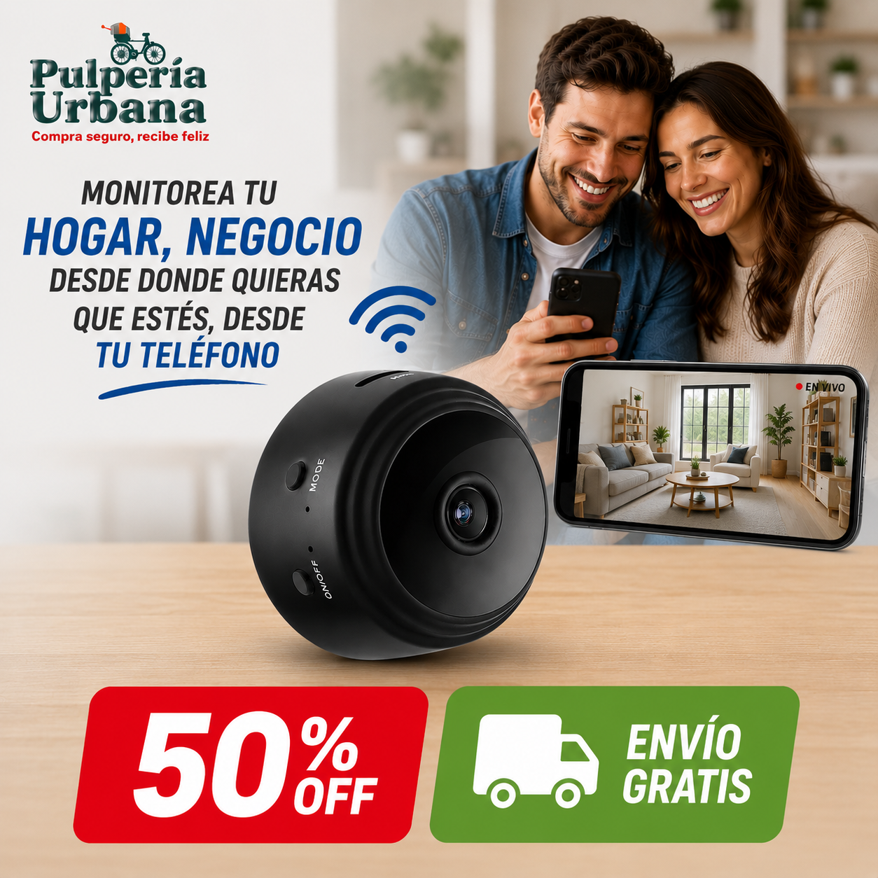MovilAlerta - Mini Camara Espia De Seguridad