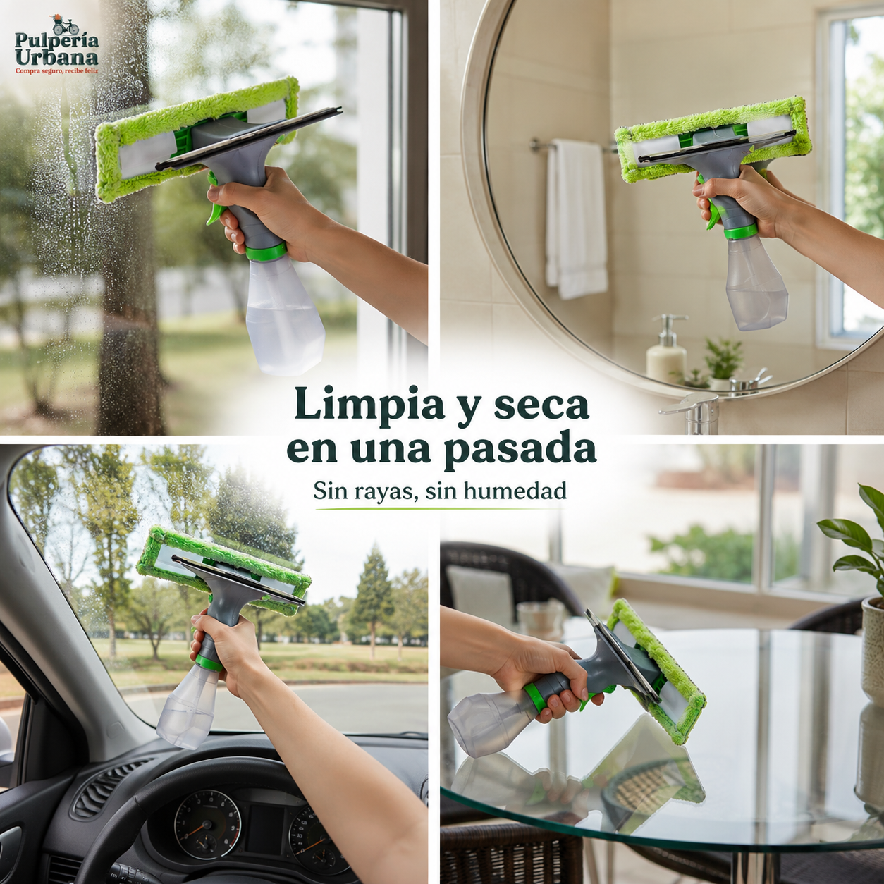MicroClean — LIMPIADOR DE VIDRIO 3 EN 1 WINNER