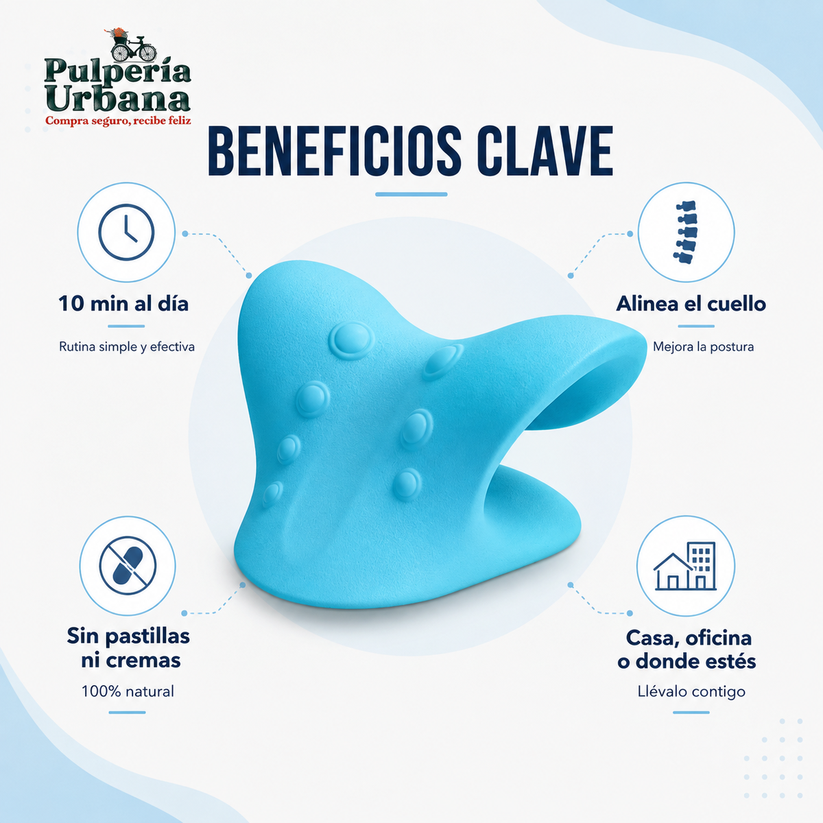 CervicalPro - ALMOHADA CERVICAL MASAJEADOR