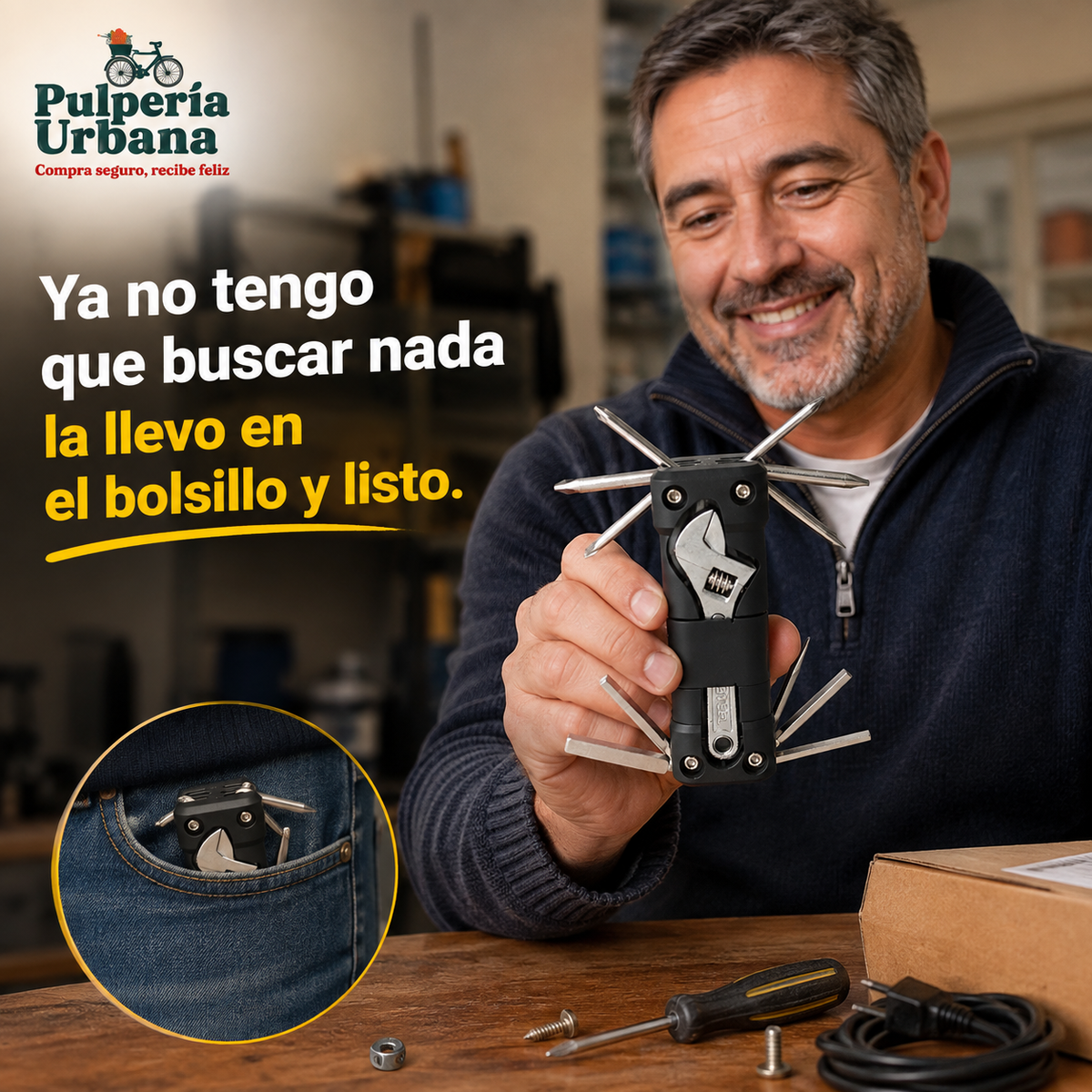 ToolPro 16  -  Herramienta Multifuncional 16 en 1