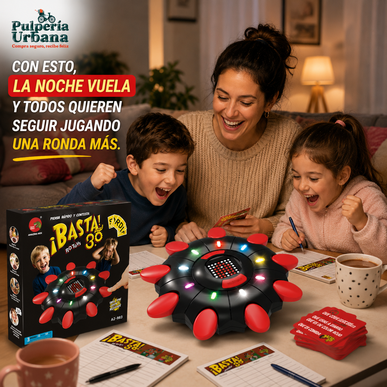 Juego De Mesa Electrónico Basta 3.0