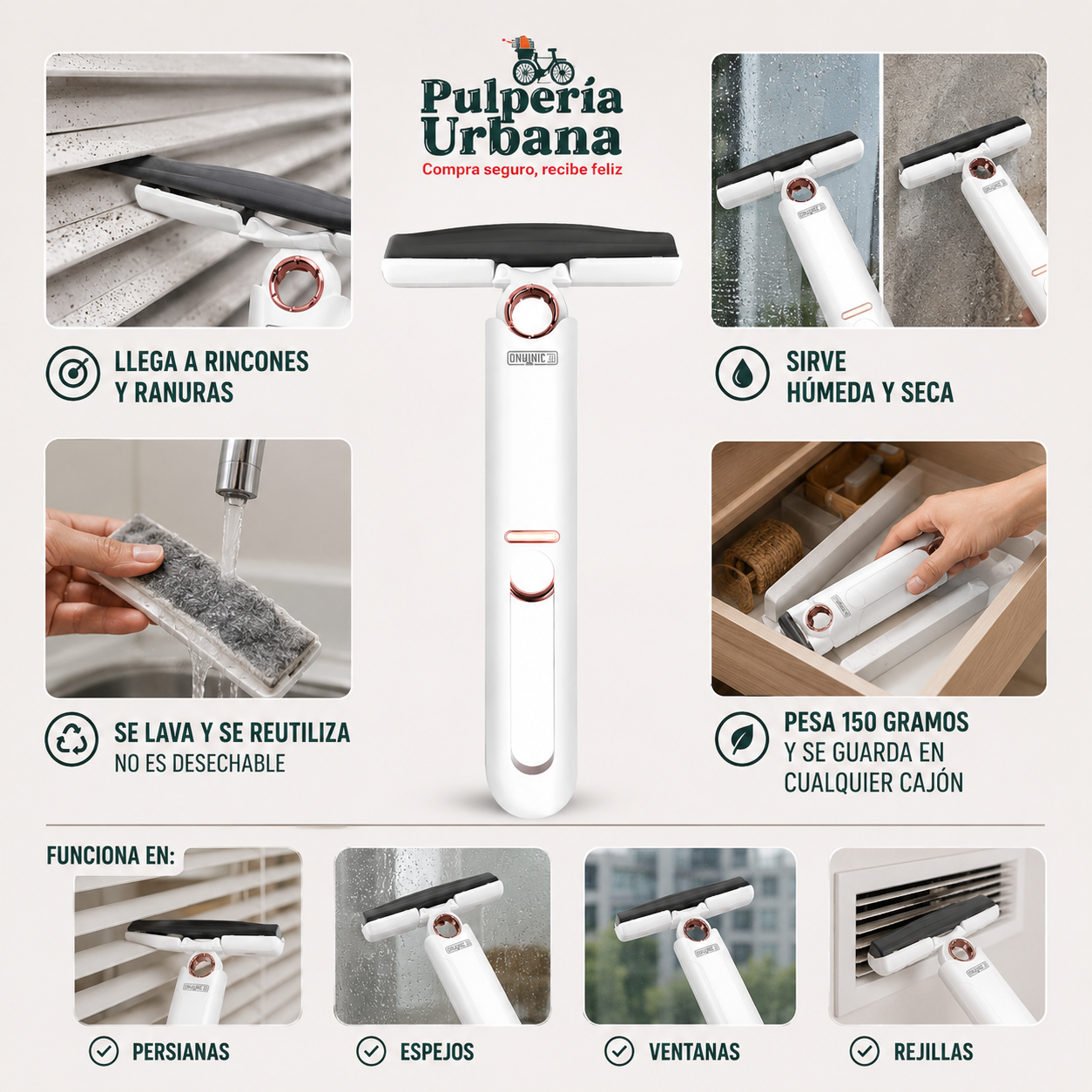 MopaMax - Mini Mopa Ultra Absorvente 2x1