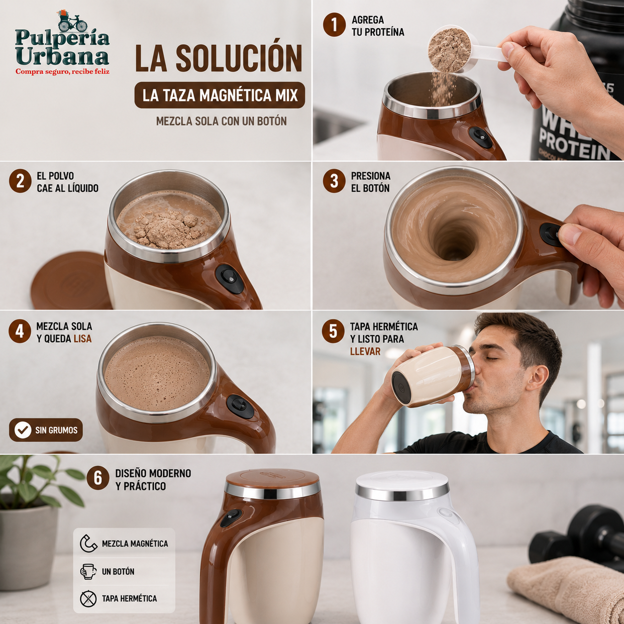Taza Mágnetica Mix