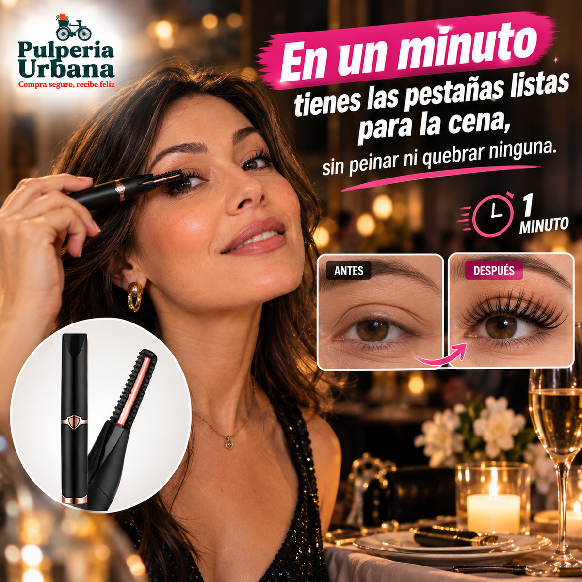 Glamour Rápido™ - Ojos radiantes antes de la cena