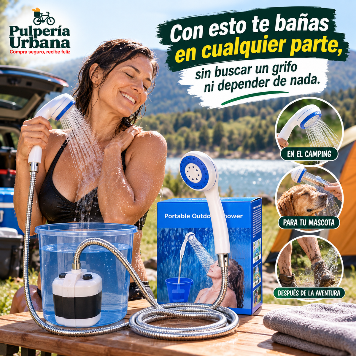 DuchaMax™ - El regalo que papá usará en cada salida