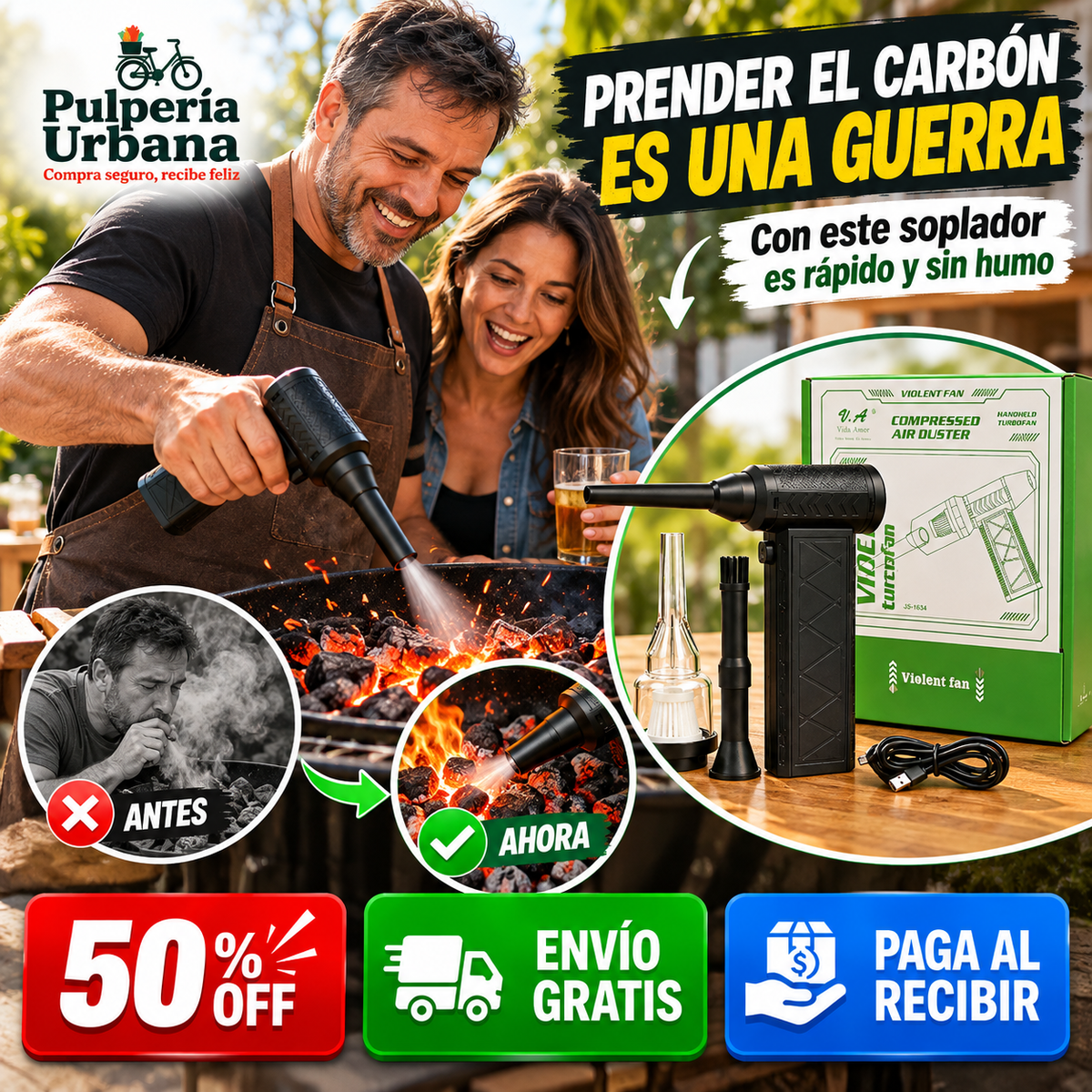 Turbo Air™ - Prende fuego, limpia tu casa, tu mejor compañero