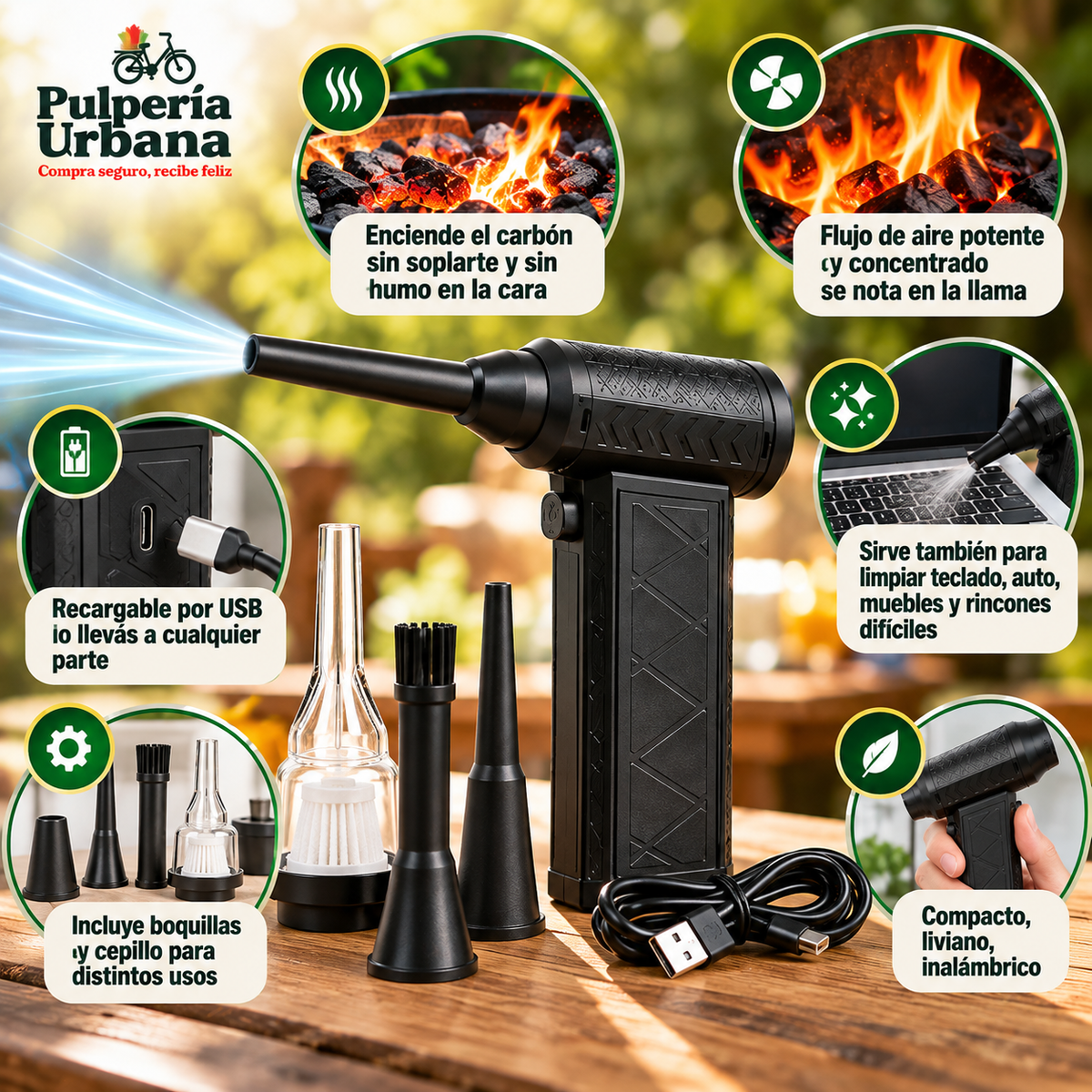 Turbo Air™ - Prende fuego, limpia tu casa, tu mejor compañero