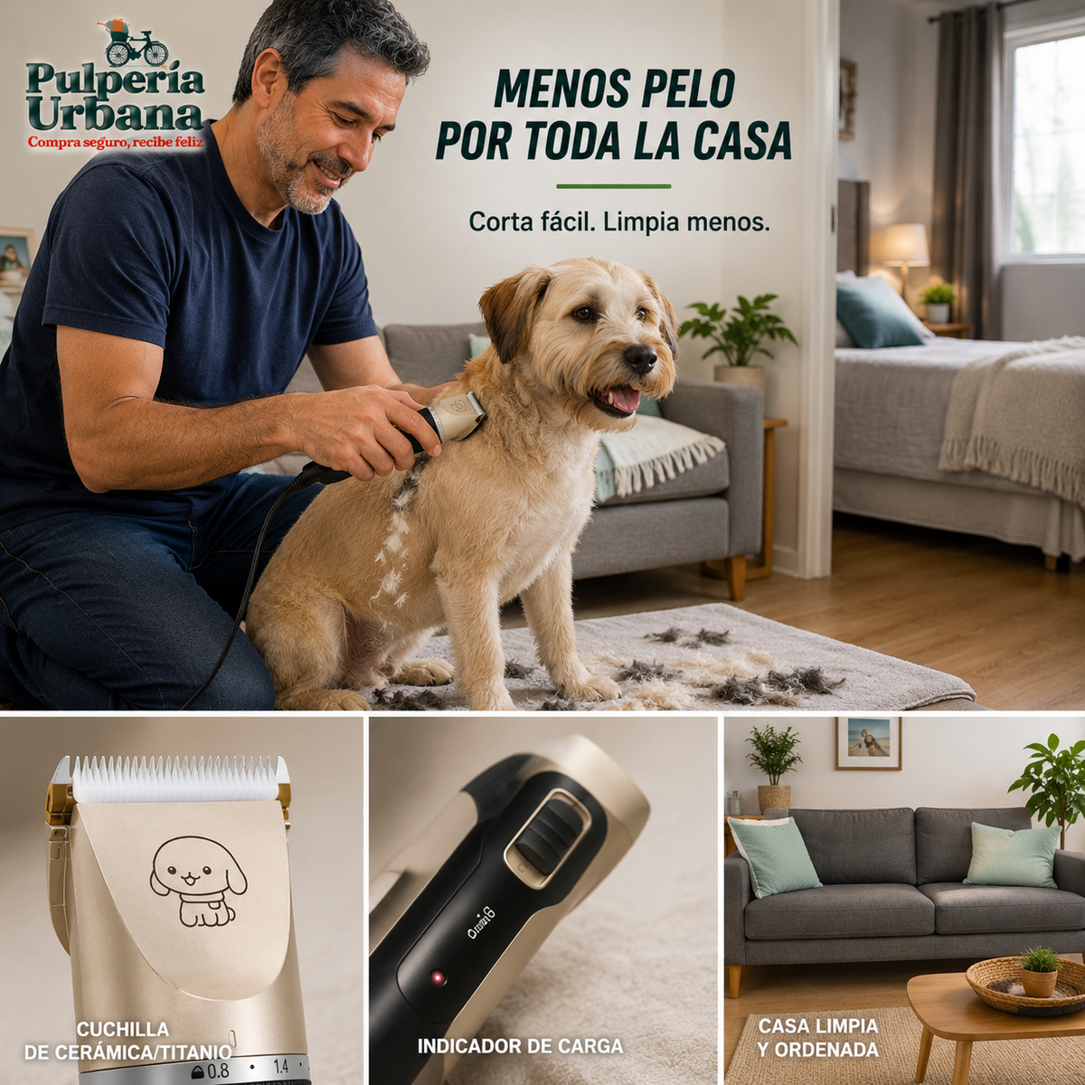 Zunpelo - Cortapelos Para Mascotas Dp 1 At