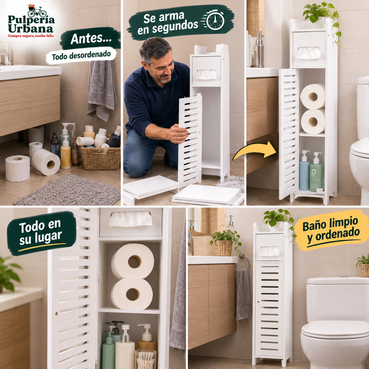 Ordenín - Todo tu baño organizado en un solo mueble