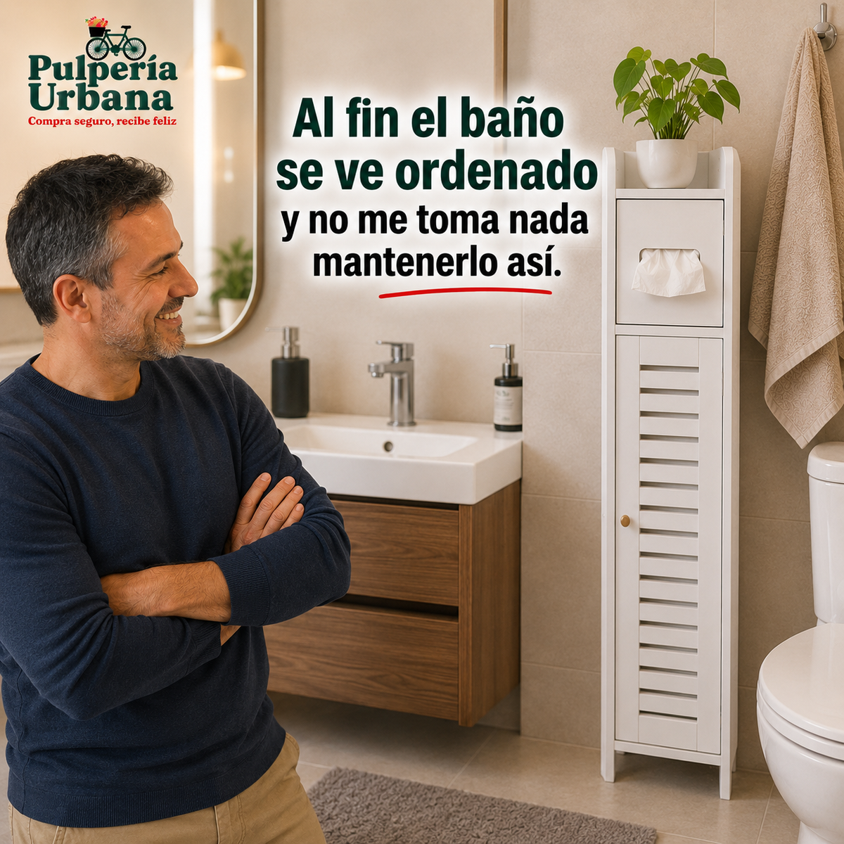 Ordenín - Todo tu baño organizado en un solo mueble