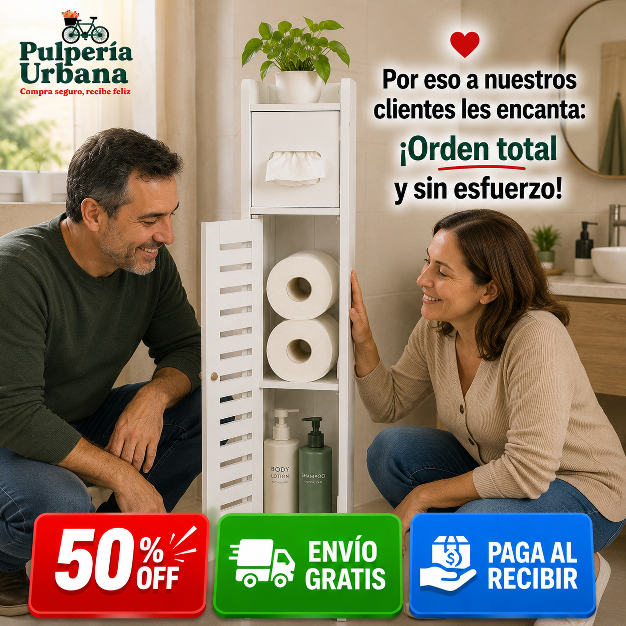 Ordenín - Todo tu baño organizado en un solo mueble