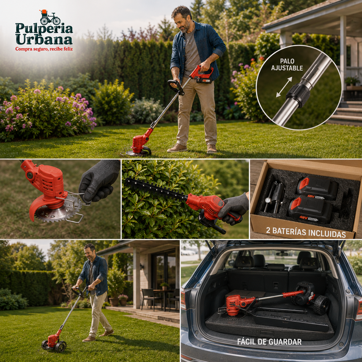 Podamax - Jardín ordenado sin dolor de espalda