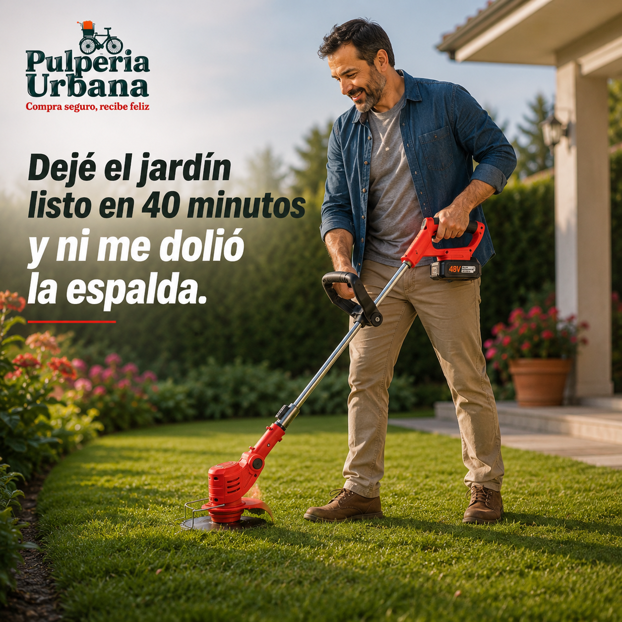 Podamax - Jardín ordenado sin dolor de espalda