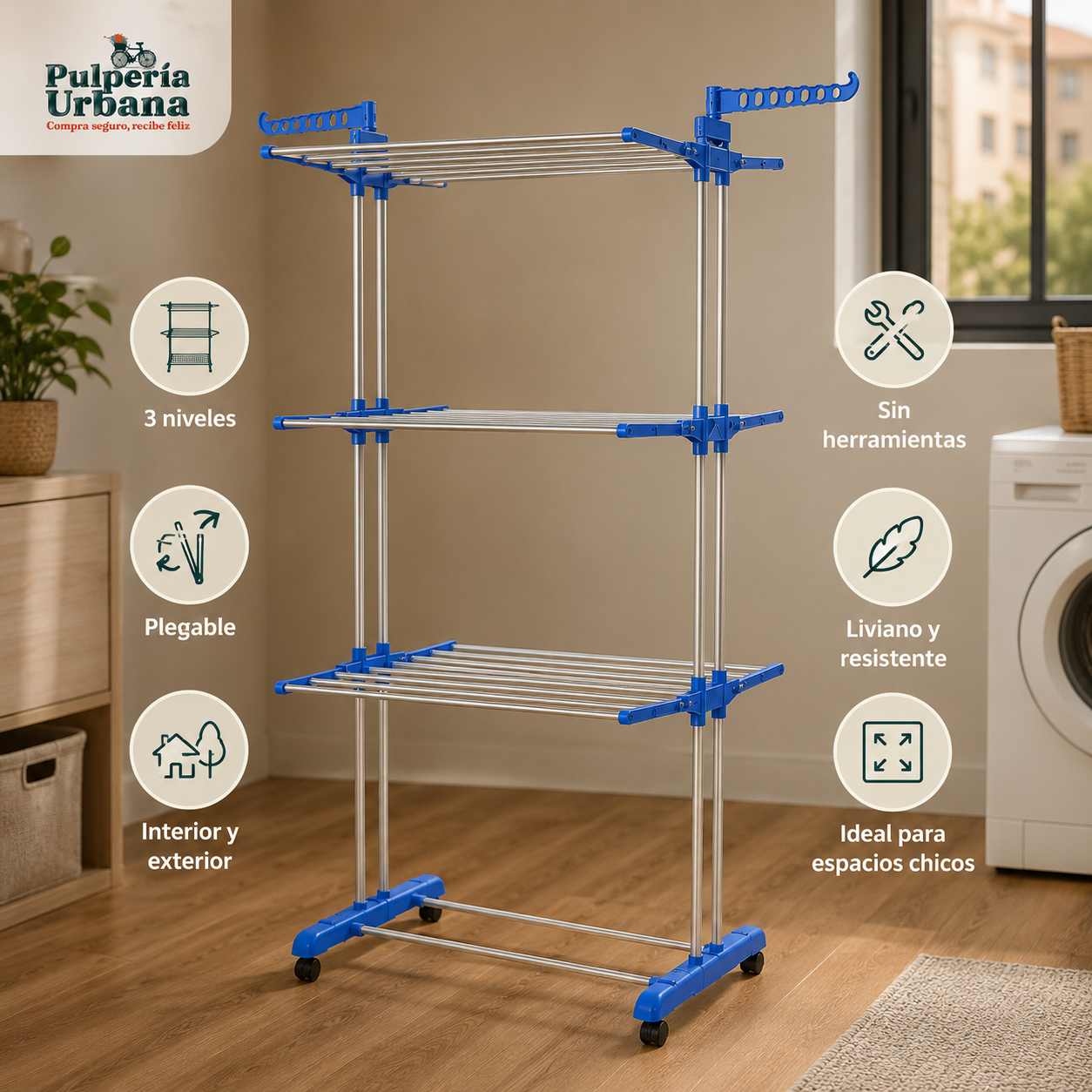 RopaFlex - TENDEDERO ORGANIZADOR DE ROPA