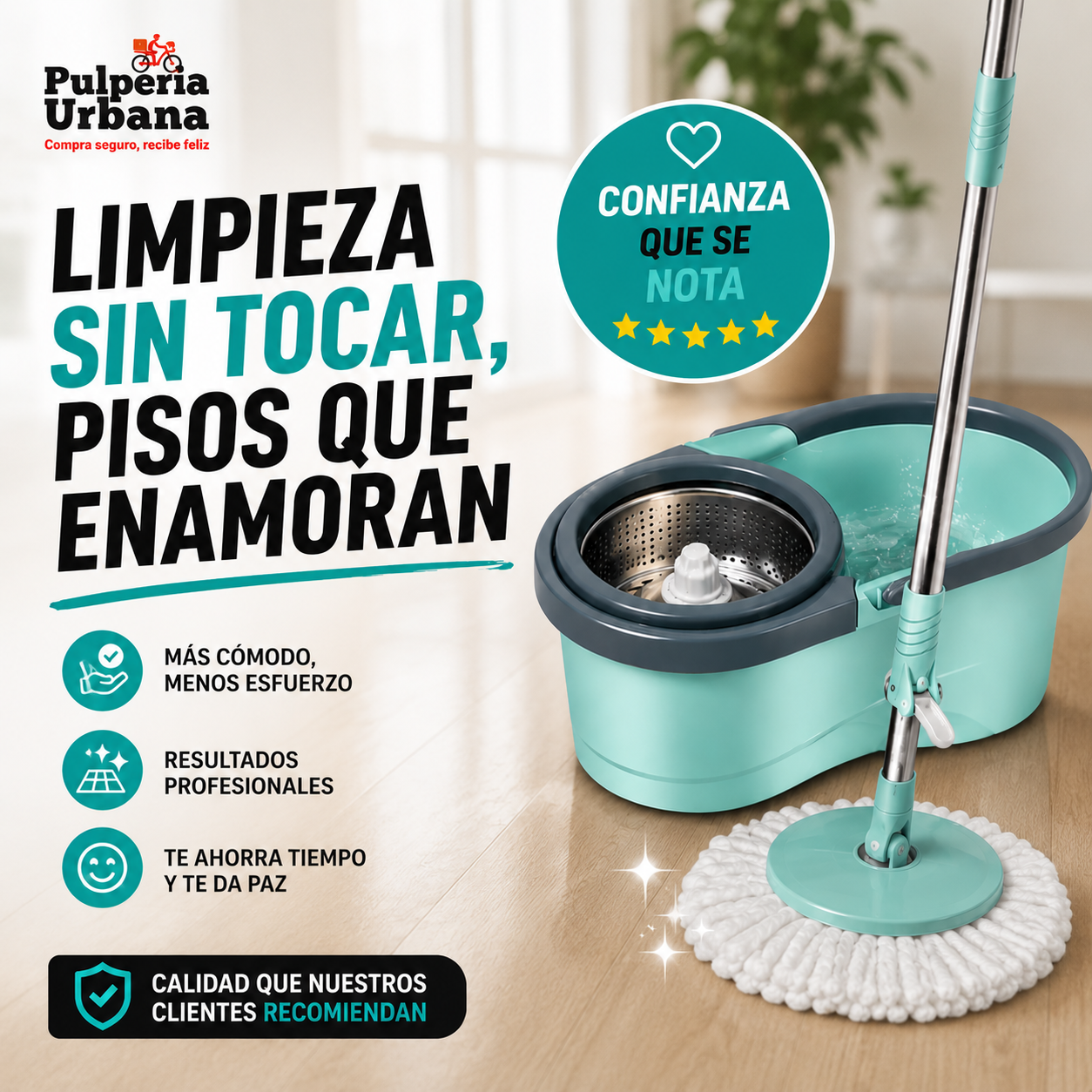 EasyClean 360 - MOPA GIRATORIA BALDE