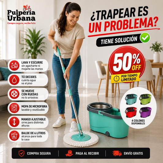 EasyClean 360 - MOPA GIRATORIA BALDE
