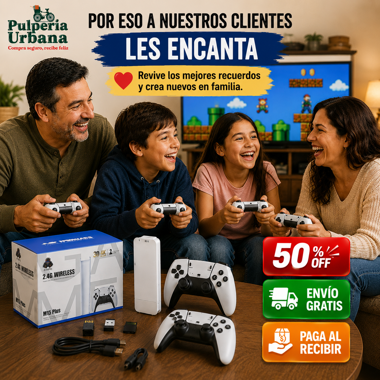 Consola Juego Retro M15