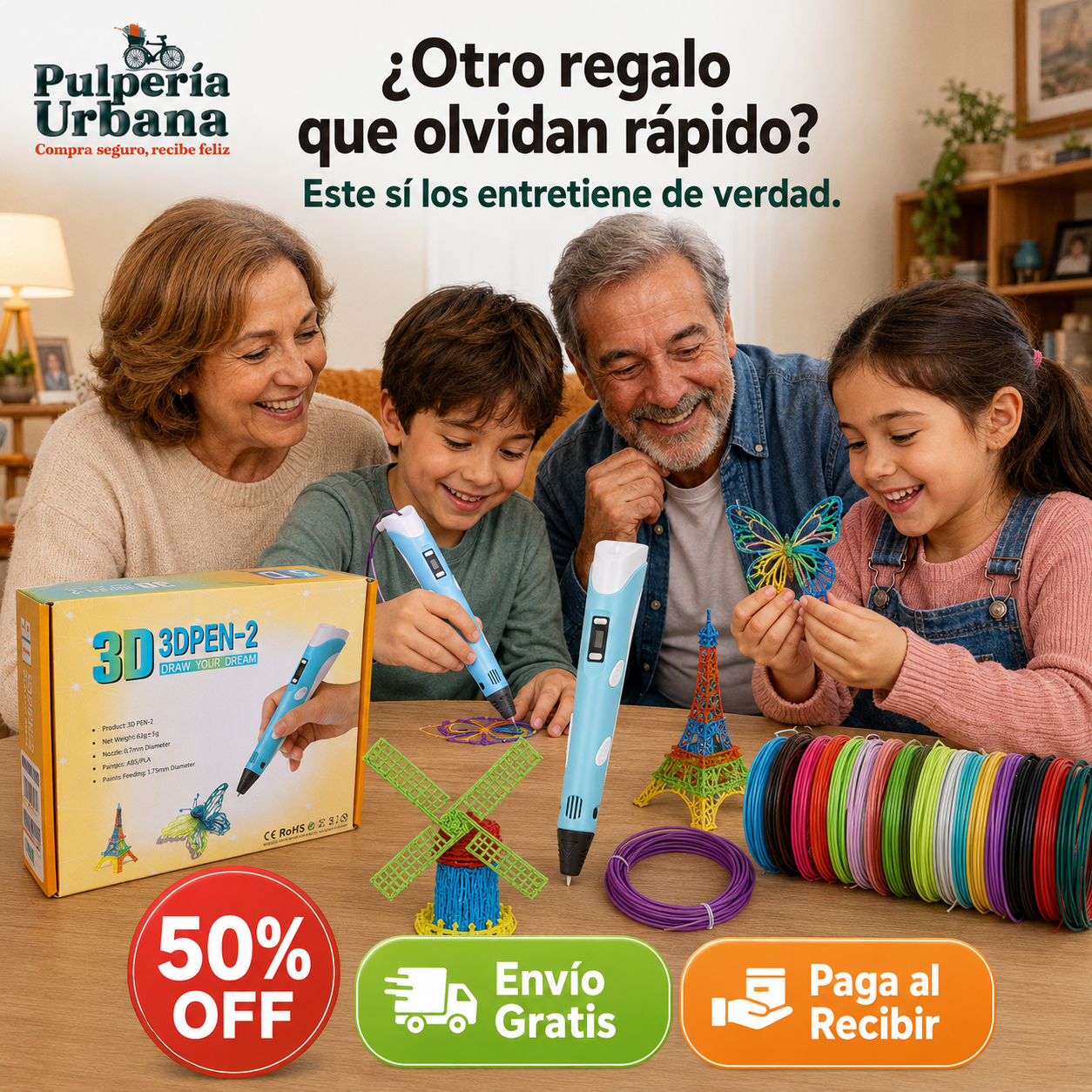 TalentoPen - Lápiz Impresora 3d