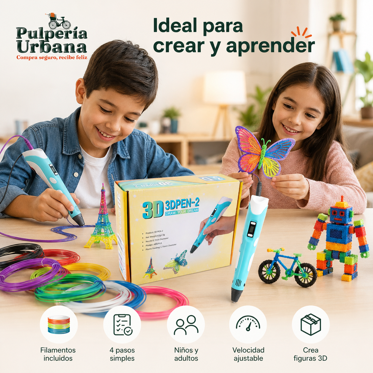 TalentoPen - Lápiz Impresora 3d
