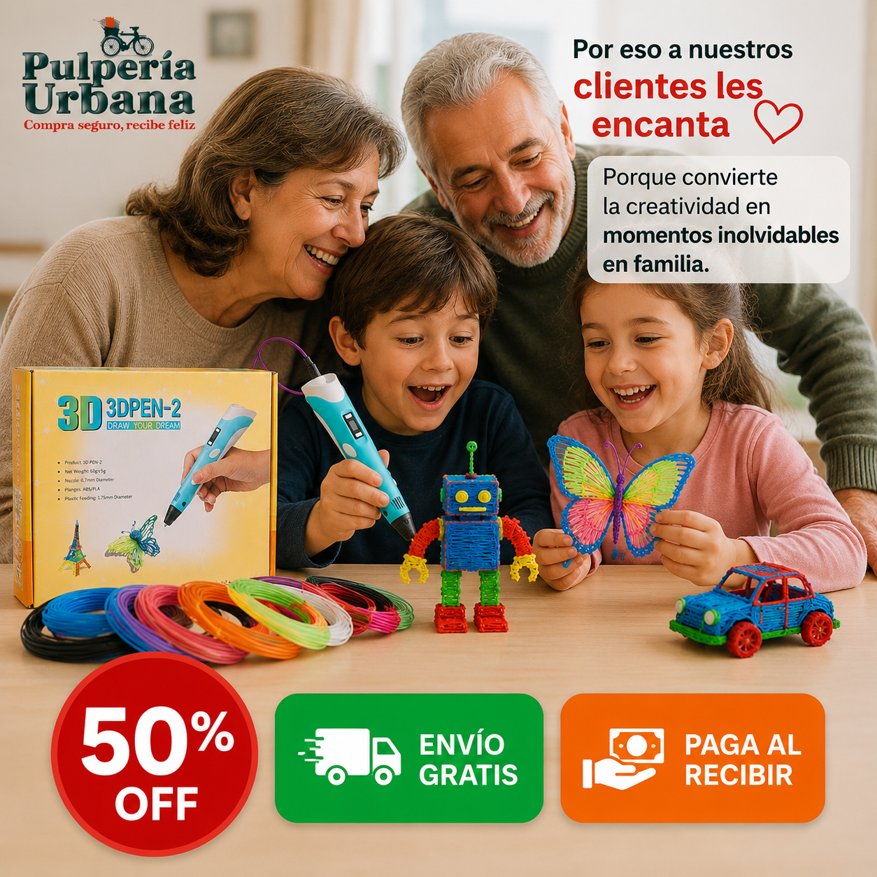 TalentoPen - Lápiz Impresora 3d