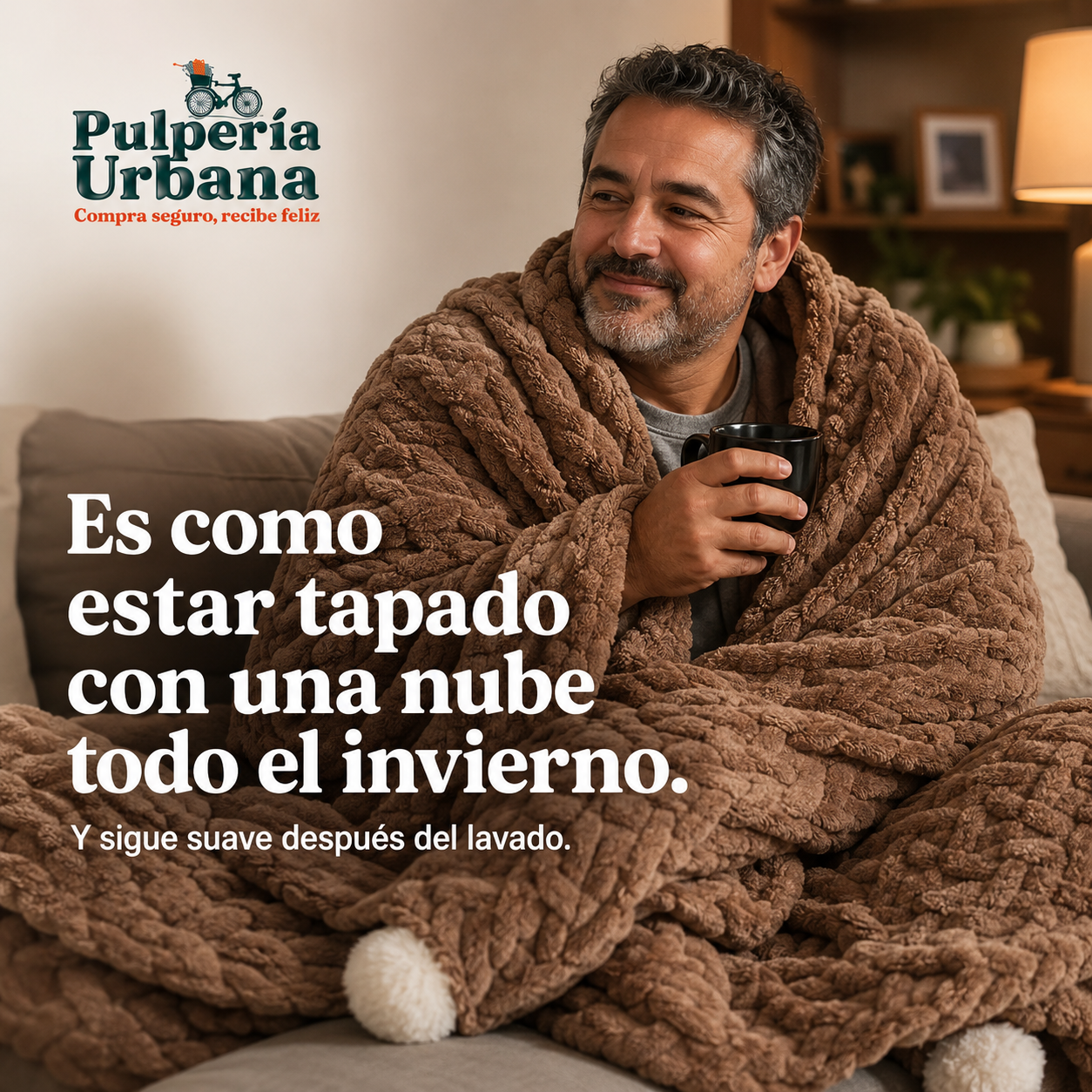 VelvetWarm - Frazada con chiporro 2 plazas