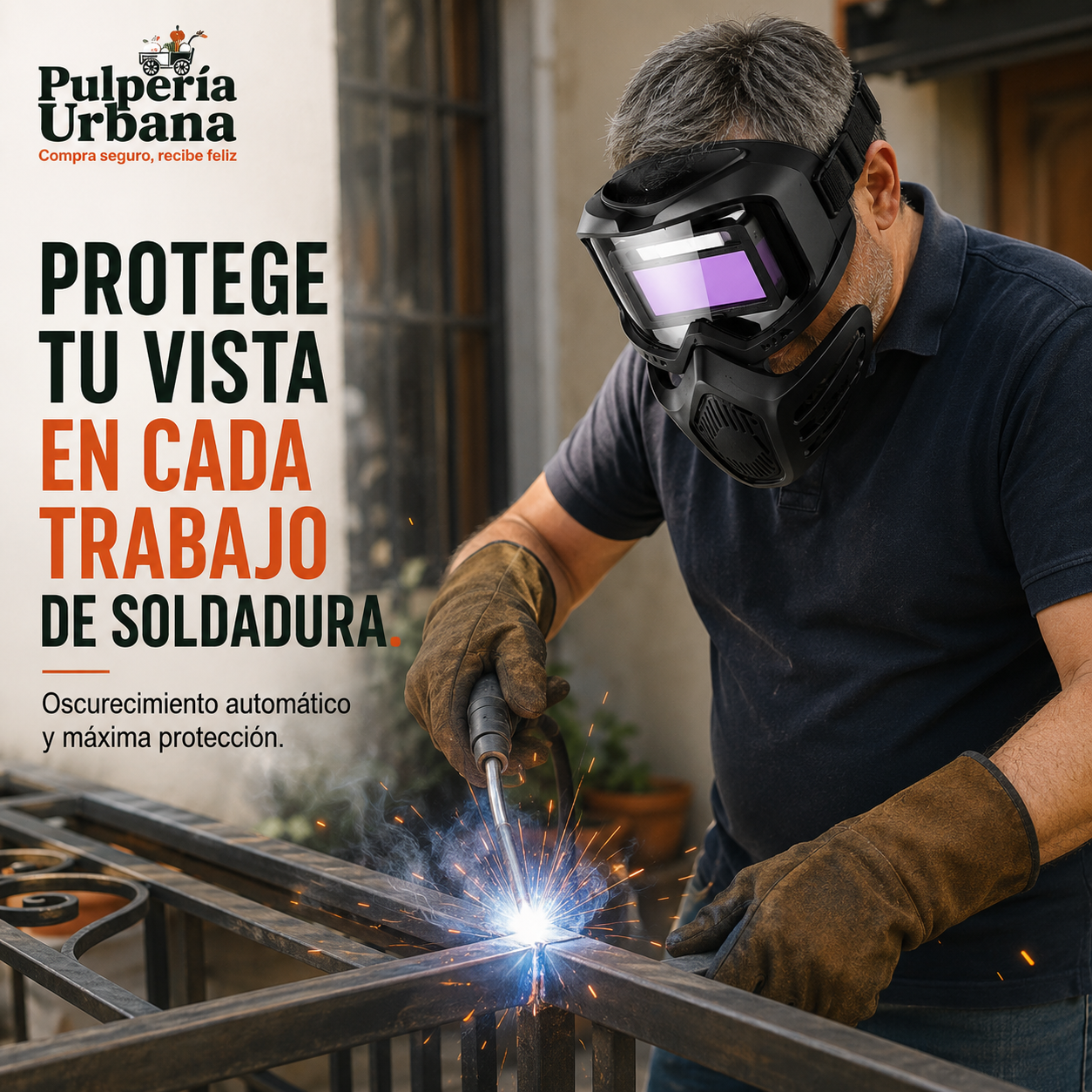 VisorPro — Máscara de Soldar Automática