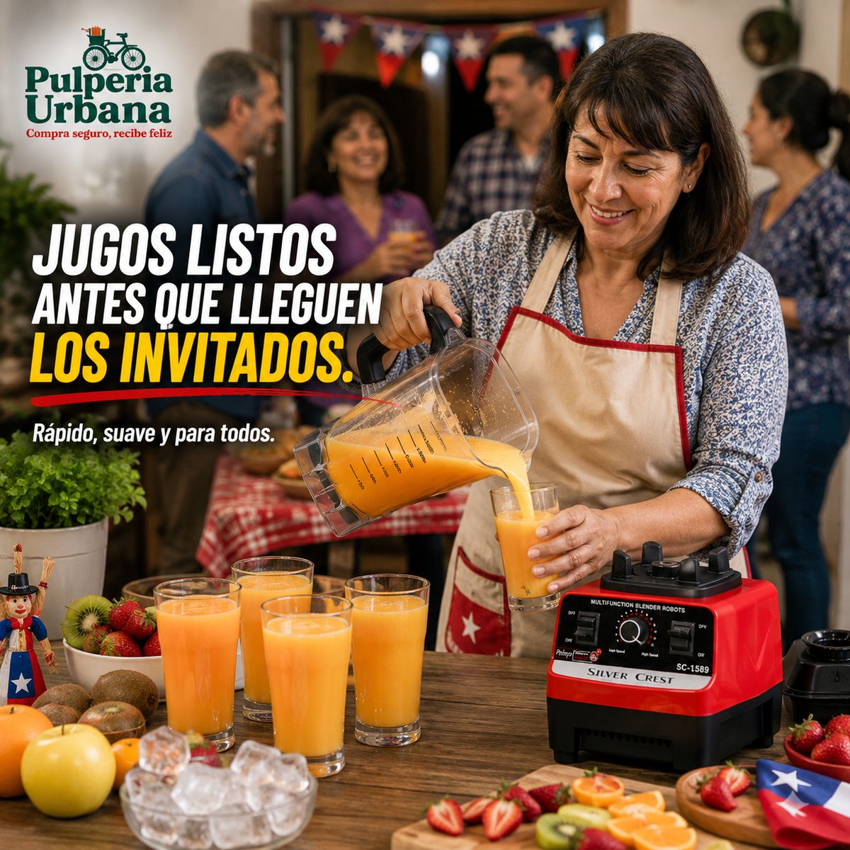 Trituramax™ - Jugos naturales listos antes que lleguen los invitados